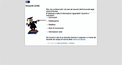 Desktop Screenshot of m.docente.unife.it