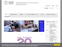 Tablet Screenshot of iep.economia.unife.it